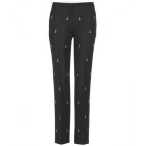 Acne Studios Straight Anchor Stud Black Trousers